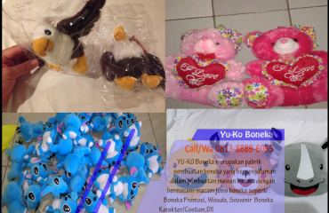 3Grosir Boneka Wisuda,Vendor Boneka Maskot Aceh