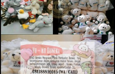 Distributor Boneka Leher Metro Lampung, Distributor Souvenir Boneka Metro Lampung
