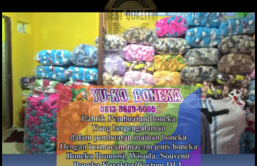 Industri Boneka Leher Terbaik Kediri Jawa Timur, Industri Souvenir Boneka Terbaik Kediri Jawa Timur