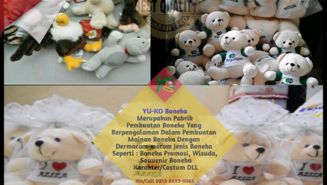 Industri Boneka Leher Terbaik Metro Lampung, Industri Souvenir Boneka Terbaik Metro Lampung