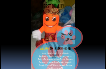 109 Grosir Boneka Wisuda,Vendor Boneka Maskot Sulawesi Tengah