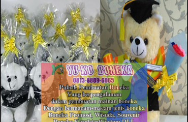 129Konveksi Boneka Wisuda Murah,Konveksi Boneka Maskot SUMATERA SELATAN