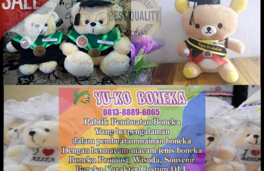 376 Industri Boneka Wisuda,Produsen Boneka Maskot Papua
