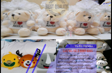 Jasa Pembuatan Boneka Leher Murah Bekasi Jawa Barat, Jasa Pembuatan Souvenir Boneka Murah Bekasi Jawa Barat