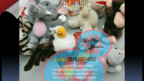 Jasa Pembuatan Boneka Leher Terbaik Lampung, Jasa Pembuatan Souvenir Boneka Terbaik Lampung