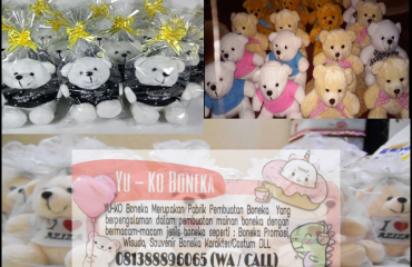 Pabrik Boneka Leher Terbaik Prabumulih Sumatera Selatan, Pabrik Souvenir Boneka Terbaik Prabumulih Sumatera Selatan